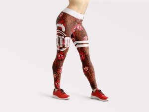 Hibiscus Flowers Tights